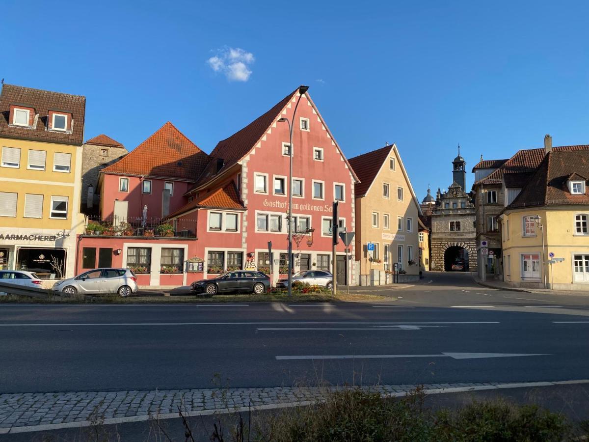 Gasthof Zum Goldenen Schiff - Lehm, Stil & Altstadtflair Marktbreit Extérieur photo